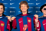 OFICIÁLNE: Logo Rolling Stones na dresoch Barcelony počas El Clásica!
