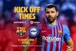 Barcelona VS Deportivo Alavés: Sestavy