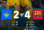 Real Betis 2:4 Barcelona: Najlepšie VS Najhoršie