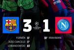 Barcelona 3:1 Neapol: Najlepšie VS Najhoršie