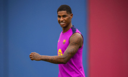 Barça sa pochválila prvým tréningom Marcusa Rashforda [VIDEO]