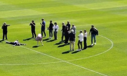 Laporta na trávniku – promo návratu na Camp Nou? [FOTO]