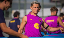 Gavi je späť na trávniku. Pozrite si video z jeho prvého tréningu s loptou