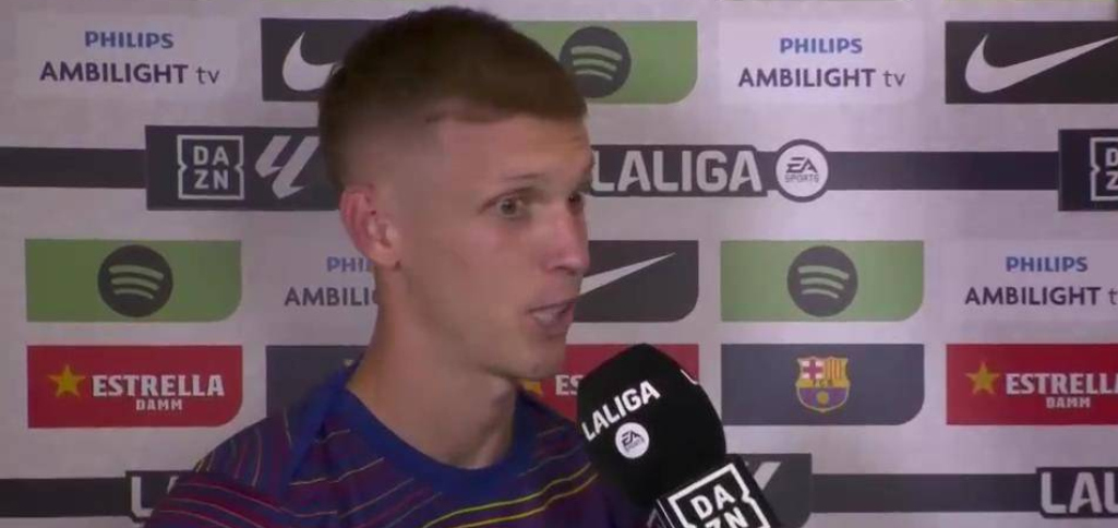 Dani Olmo po blamáži upokojuje. De la Fuente spravil s hviezdou Blaugranas chybu