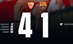 Sevilla FC 4:1 FC Barcelona: Najlepšie a najhoršie z katastrofy v Andalúzii