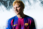 OFICIÁLNE: Ed Sheeran je ďalším umelcom, ktorého logo sa objaví na drese FC Barcelona