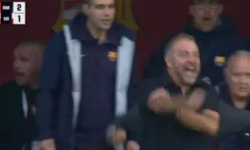 Veľavravné gesto, ktoré Flick urobil po Araujovom góle [VIDEO]