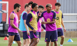 Akú jedenástku testoval Hansi Flick počas posledného tréningu pred El Clásicom?