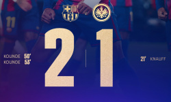 Barcelona 2:1 Eintracht: Najlepšie VS Najhoršie