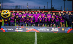 Koncert zákrokov Joana Garcíu, návrat Arauja a rýchle bago, teda otvorený tréning Barcelony [VIDEO]