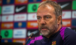 Hansi Flick pred Atléticom: O 'idiotoch' na tribúnach, návrate zranených hráčov či adrenalíne na Tibidabo