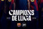 CAMPIONS!! Barcelona je mistrem španělské ligy 2025/26!