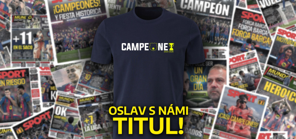 CAMPEONES 2026: Limitovaná séria triček na oslavu titulu je tu!