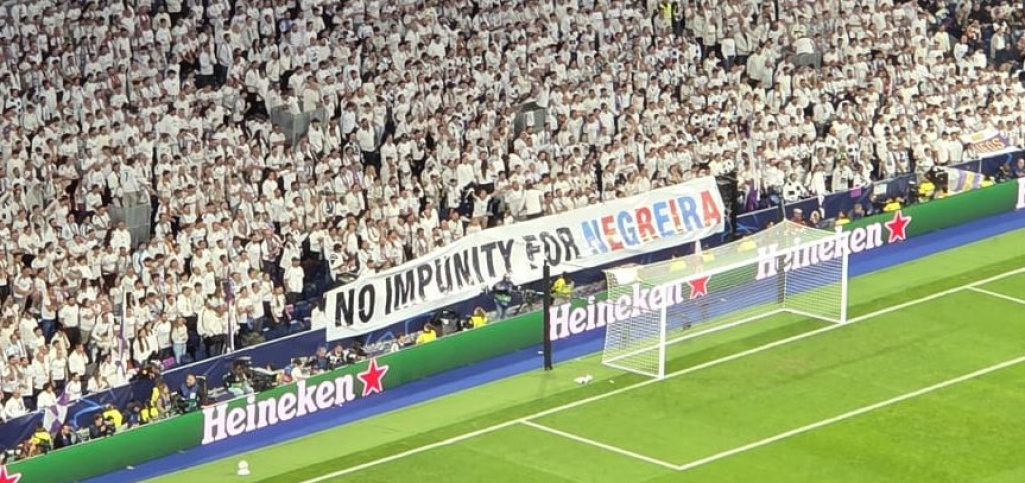Fanúšikovia Realu vytiahli transparent ku kauze Negreira: Žiadna beztrestnosť!